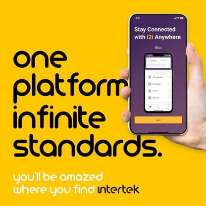 Smartphone displaying i2i Mobile App